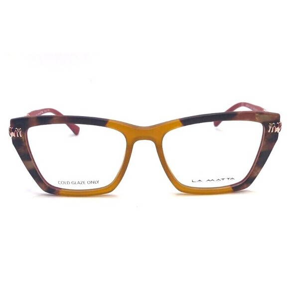 NEW LA MATTA LM3365 Eyeglass Frames Italy Frame 53-18-135 Case& Cloth - Picture 10 of 14